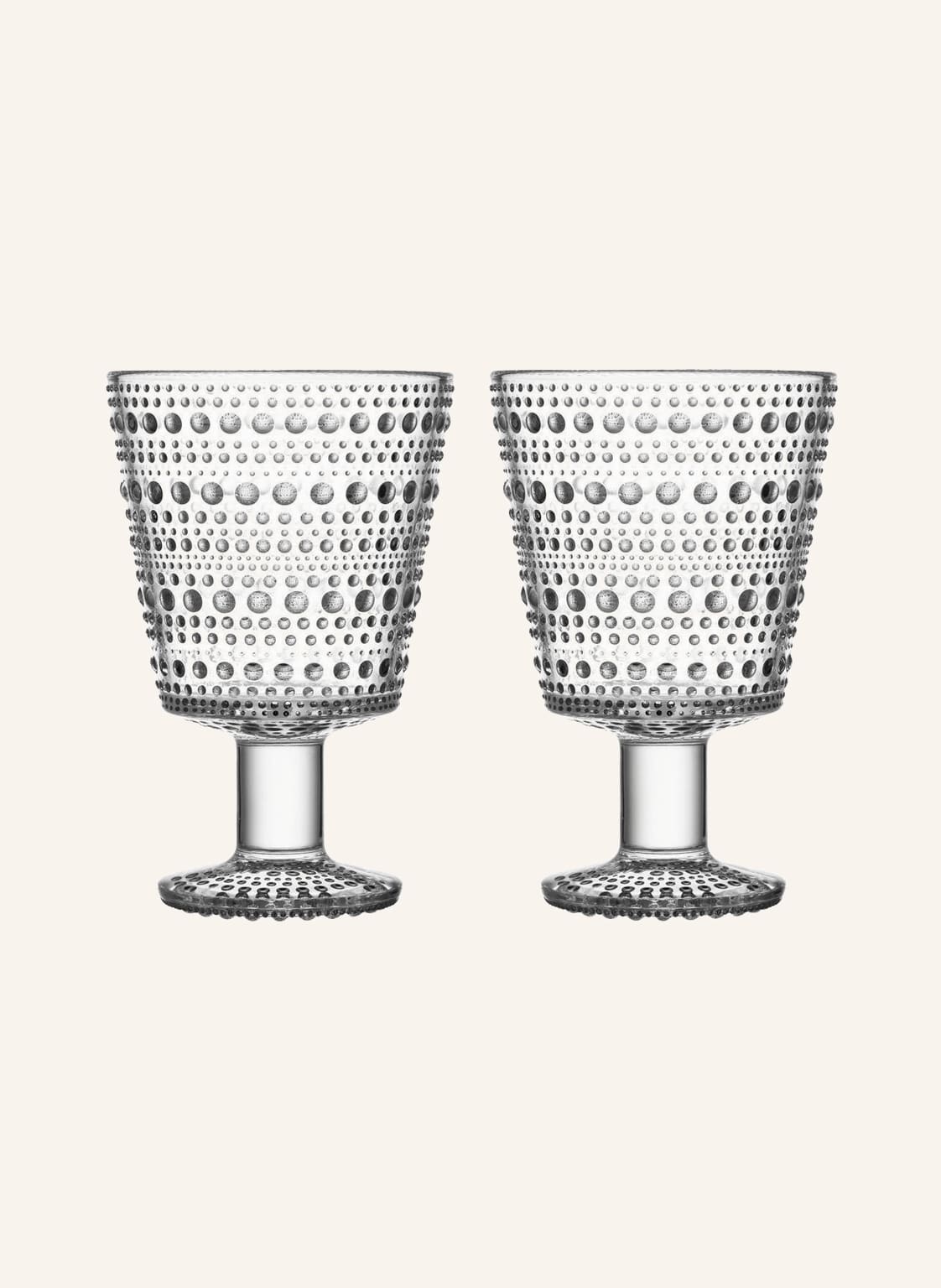 Iittala 2-Tlg. Set Trinkgläser Kastehelmi transparent Iittala 2-Tlg. Set Trinkgläser Kastehelmi transparent von Iittala