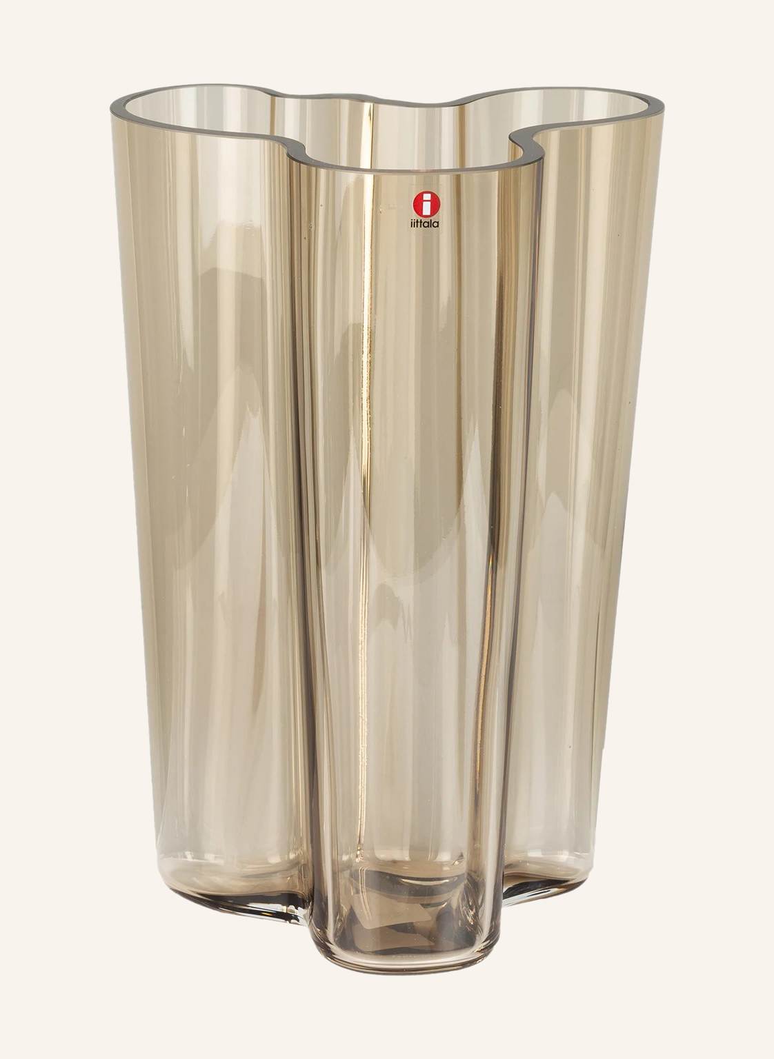 Iittala Vase Alvar Aalto beige Iittala Vase Alvar Aalto beige von Iittala