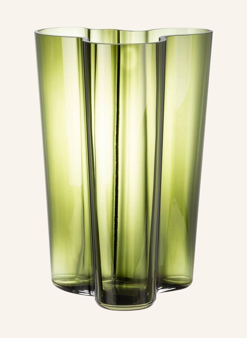 Iittala Vase Alvar Aalto gruen von Iittala