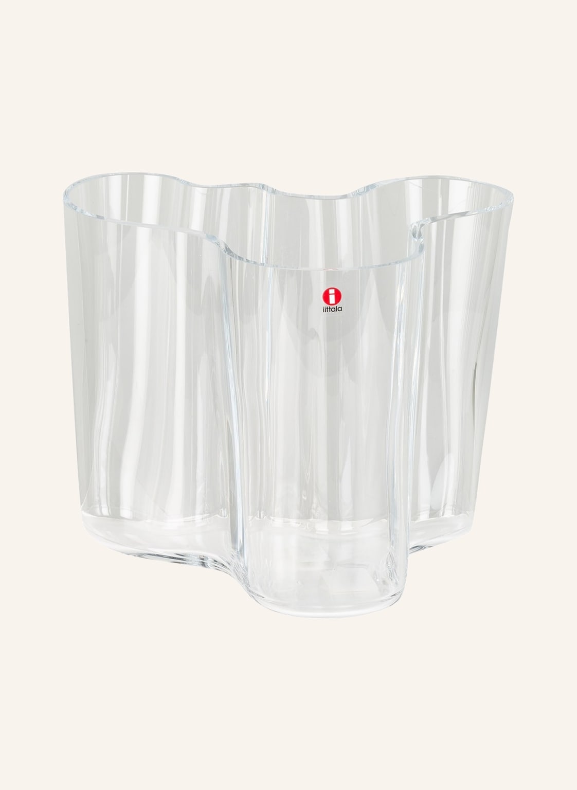 Iittala Vase Alvar Aalto transparent Iittala Vase Alvar Aalto transparent von Iittala