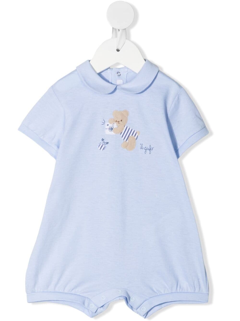 Il Gufo bear motif shorties - Blue von Il Gufo