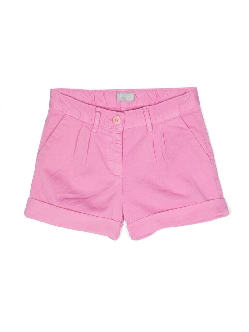 Il Gufo box-pleated cotton shorts - Pink von Il Gufo