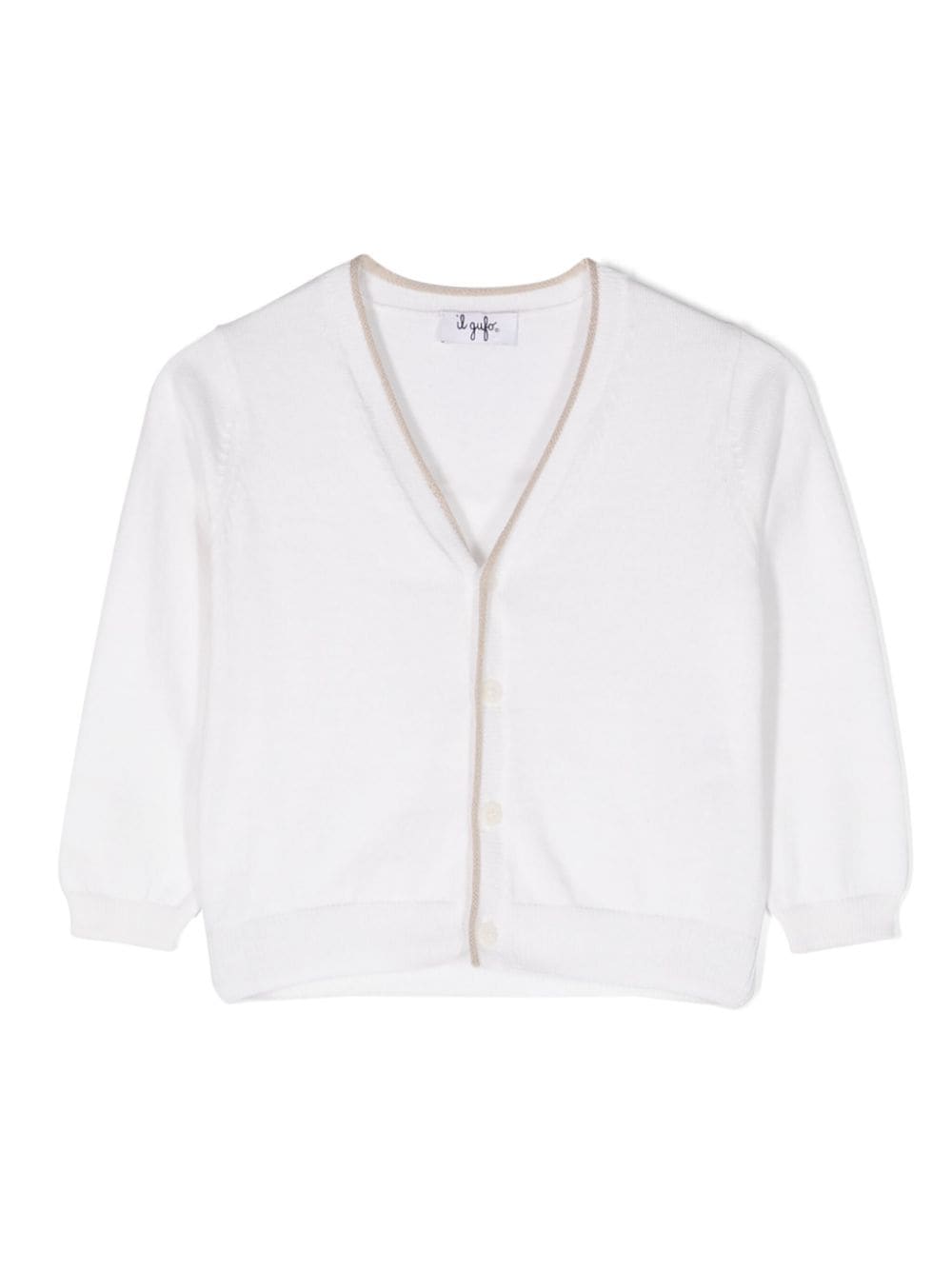 Il Gufo button-up fine-knit cardigan - Neutrals von Il Gufo