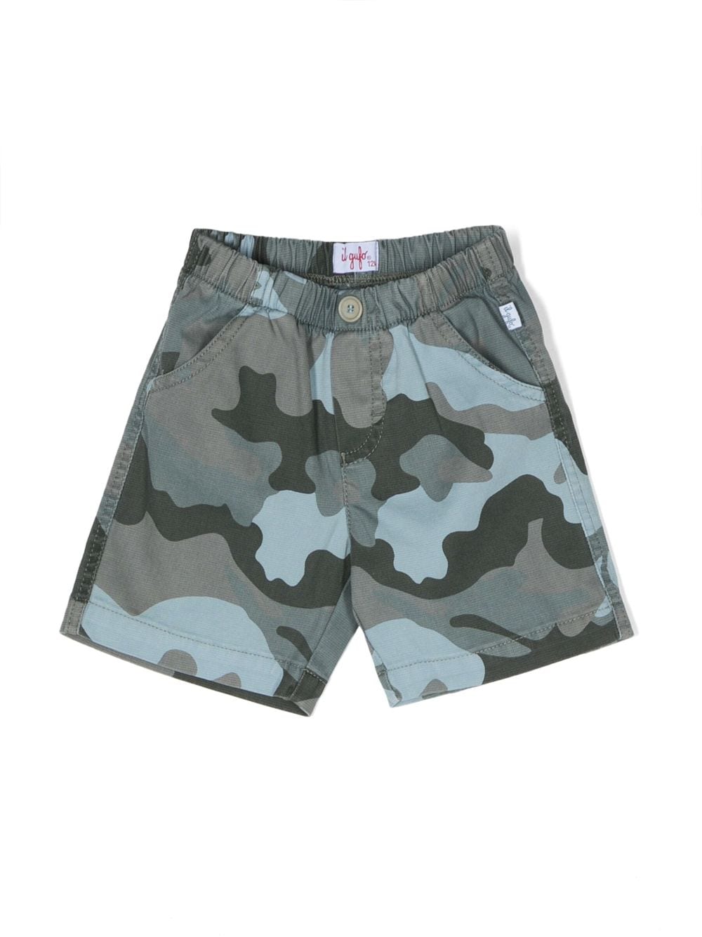 Il Gufo camouflage-printed shorts - Green von Il Gufo