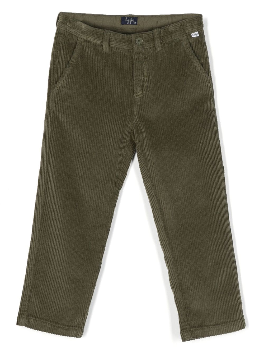 Il Gufo corduroy straight-leg trousers - Green von Il Gufo