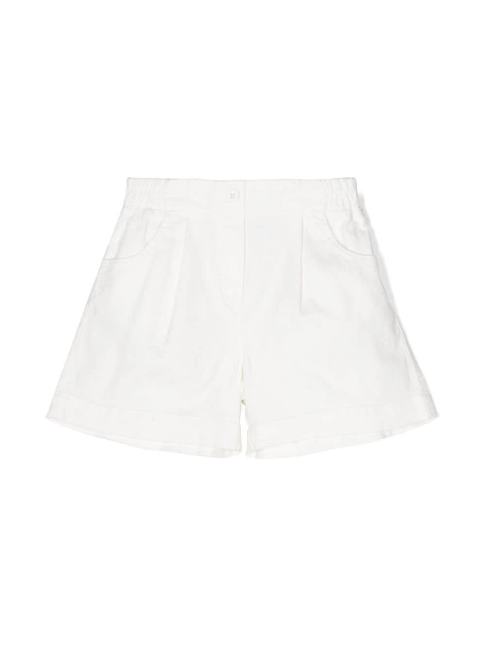 Il Gufo cotton-blend bermuda shorts - White von Il Gufo