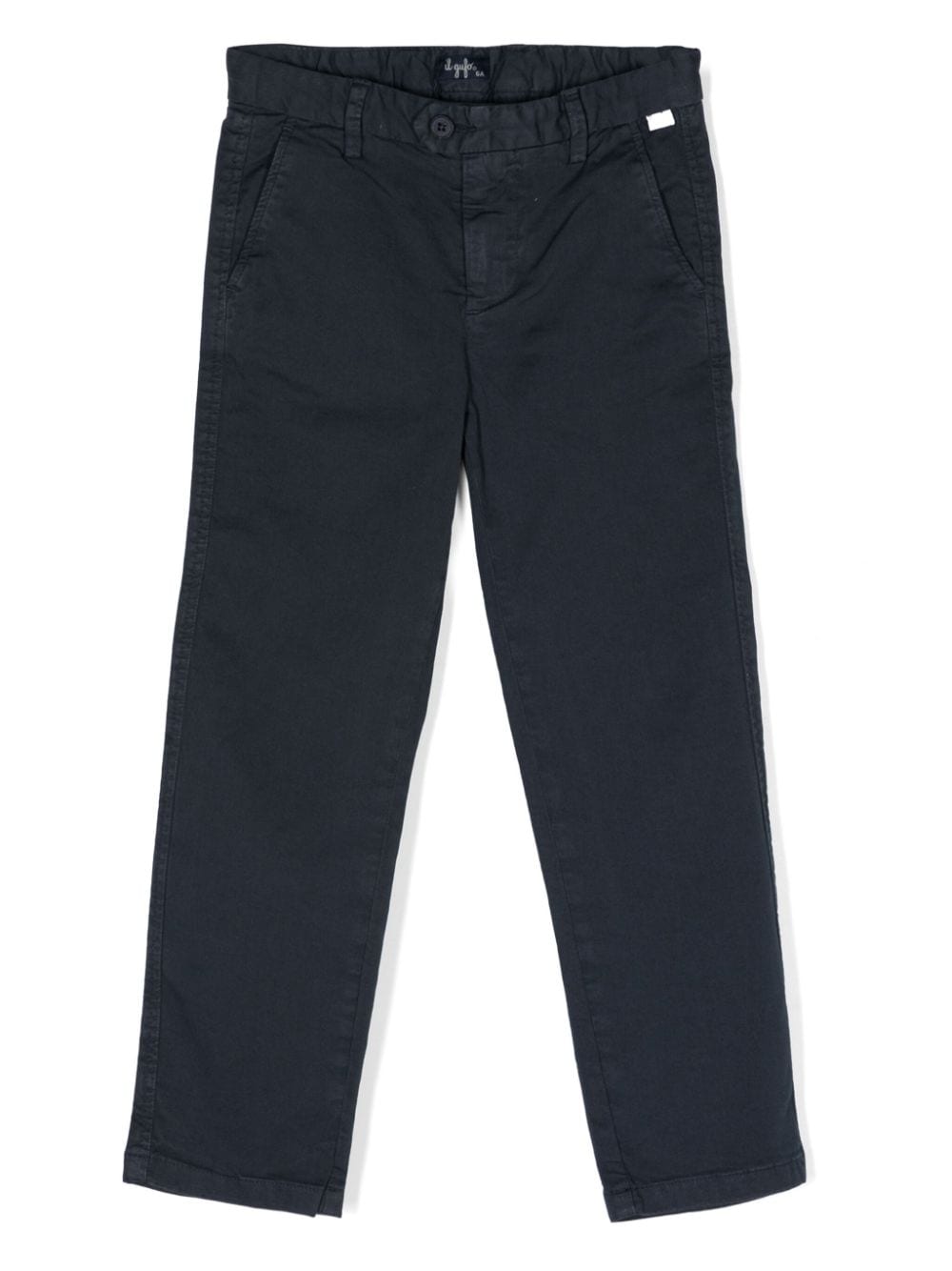 Il Gufo cotton chino trousers - Blue von Il Gufo