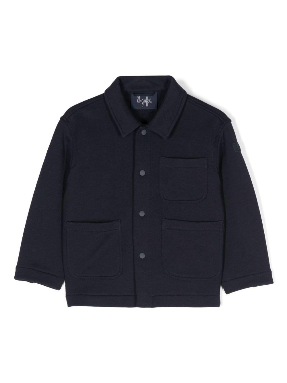 Il Gufo cotton shirt jacket - Blue von Il Gufo