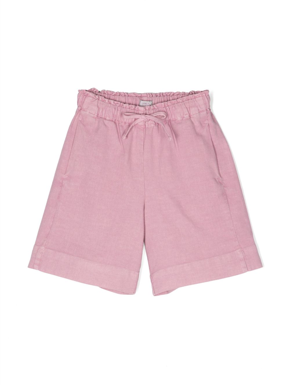 Il Gufo drawstring elasticated-waist shorts - Pink von Il Gufo