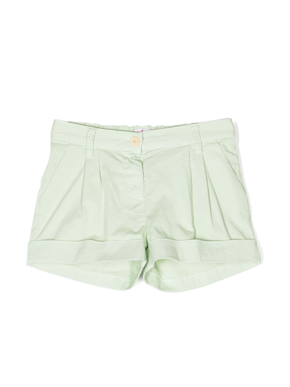 Il Gufo elasticated-waistband stretch-cotton shorts - Green von Il Gufo