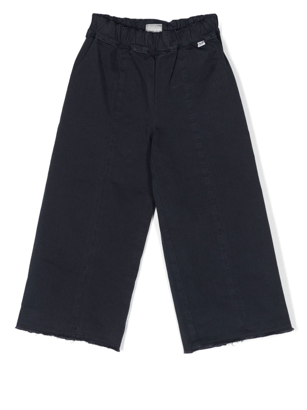 Il Gufo elasticated wide-leg trousers - Blue von Il Gufo