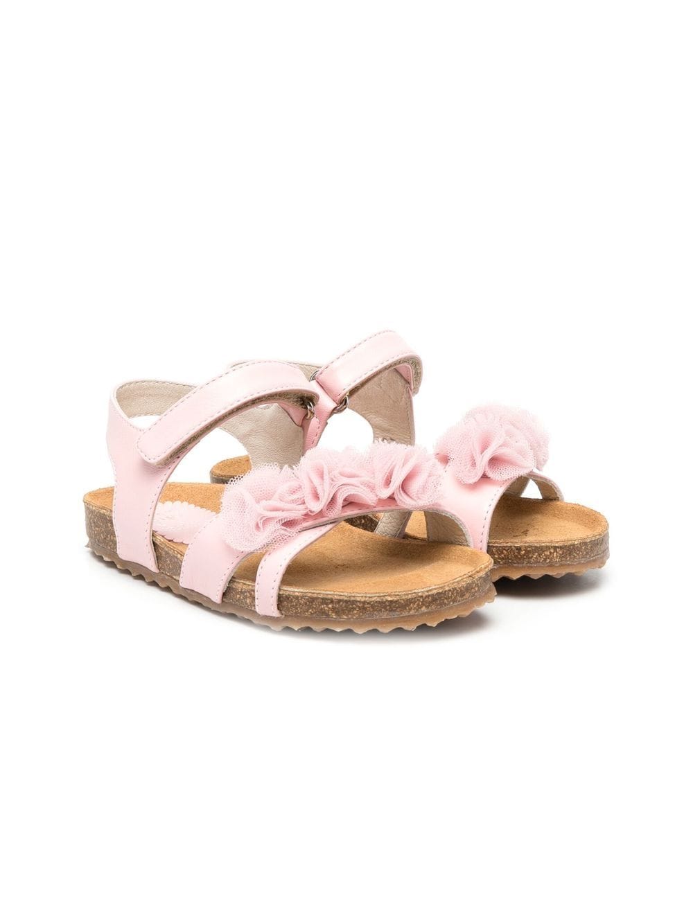 Il Gufo floral-detail open-toe sandals - Pink von Il Gufo