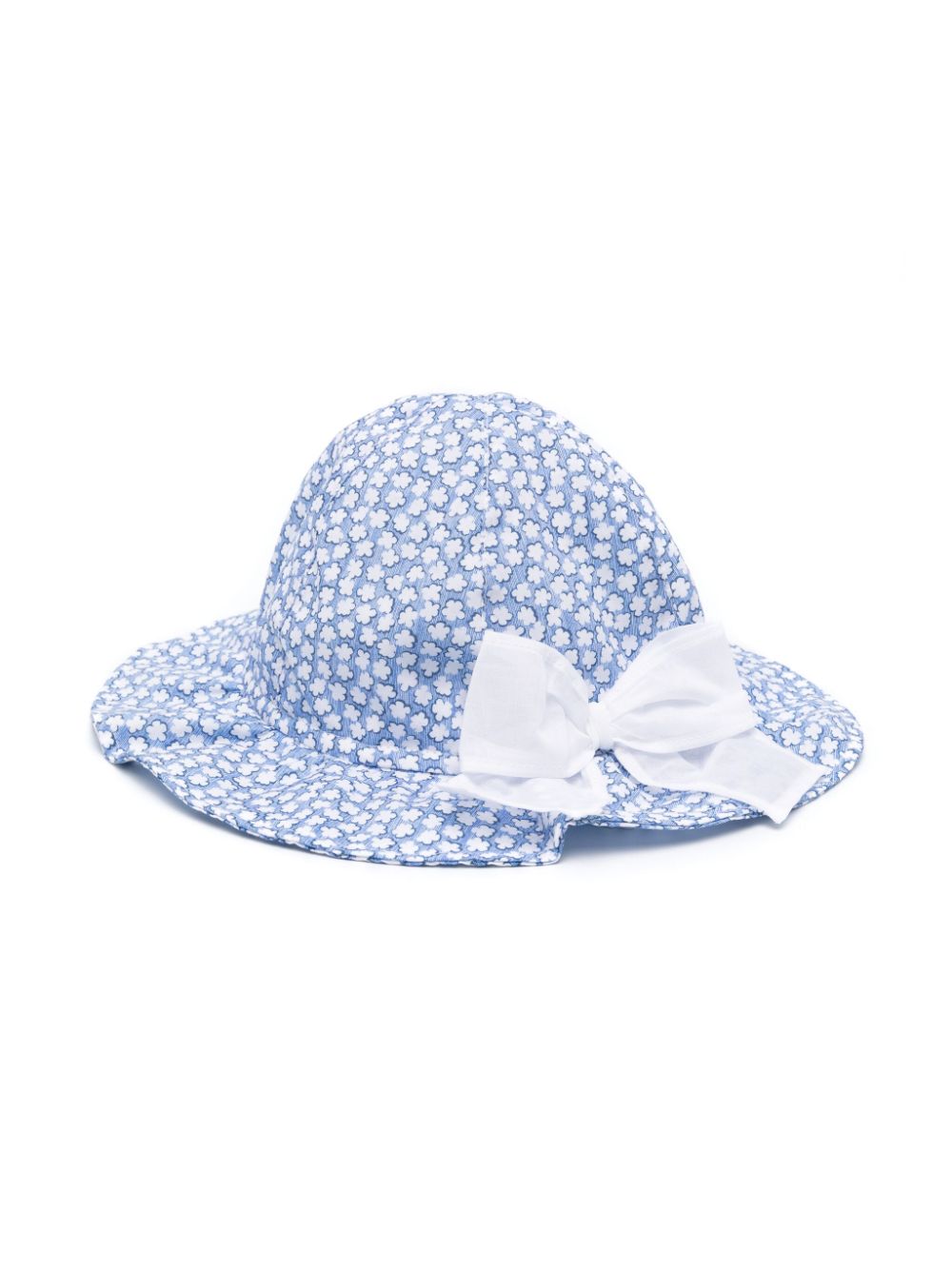 Il Gufo floral-print bucket hat - Blue von Il Gufo