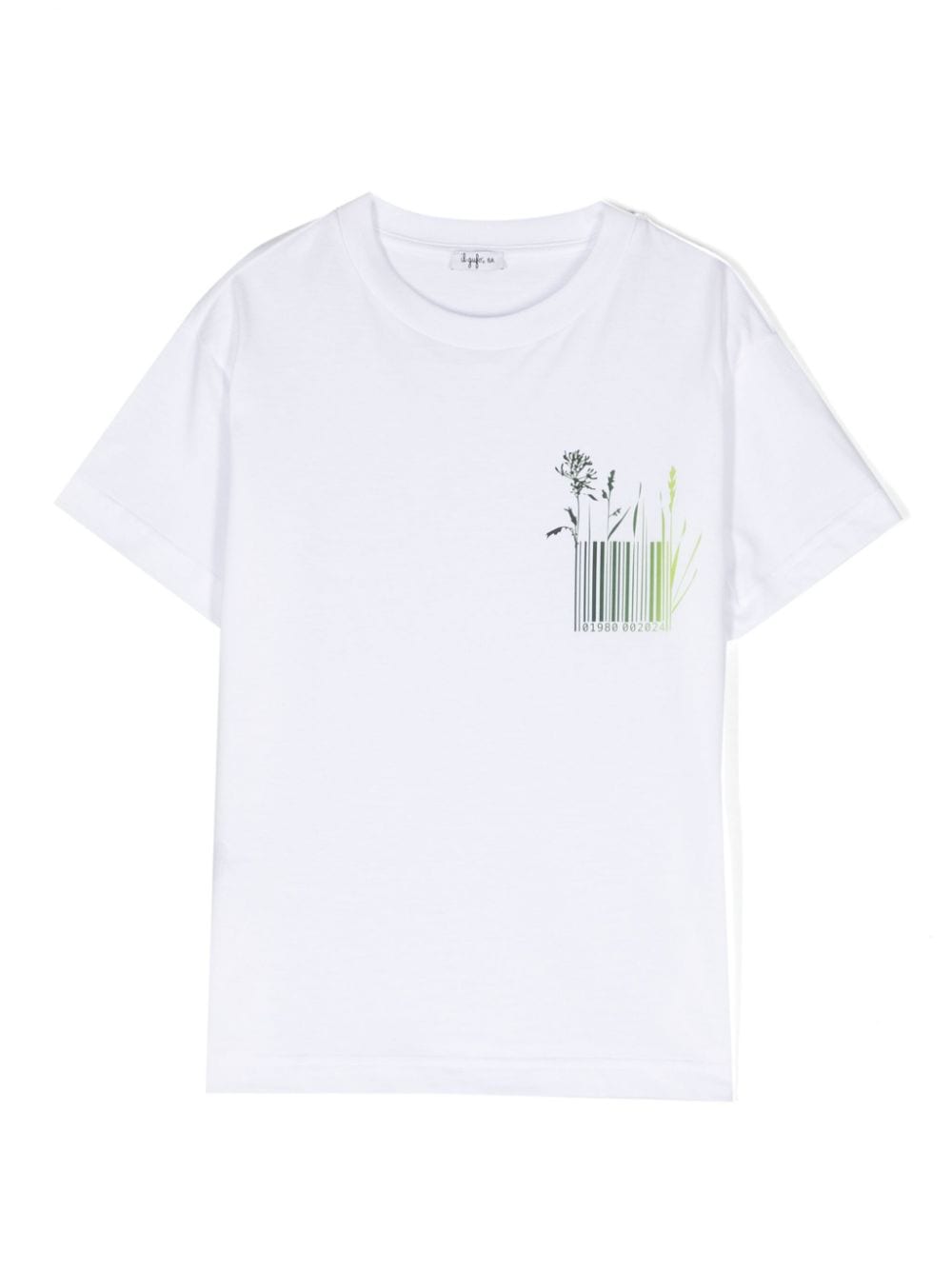 Il Gufo floral-print cotton T-shirt - White von Il Gufo