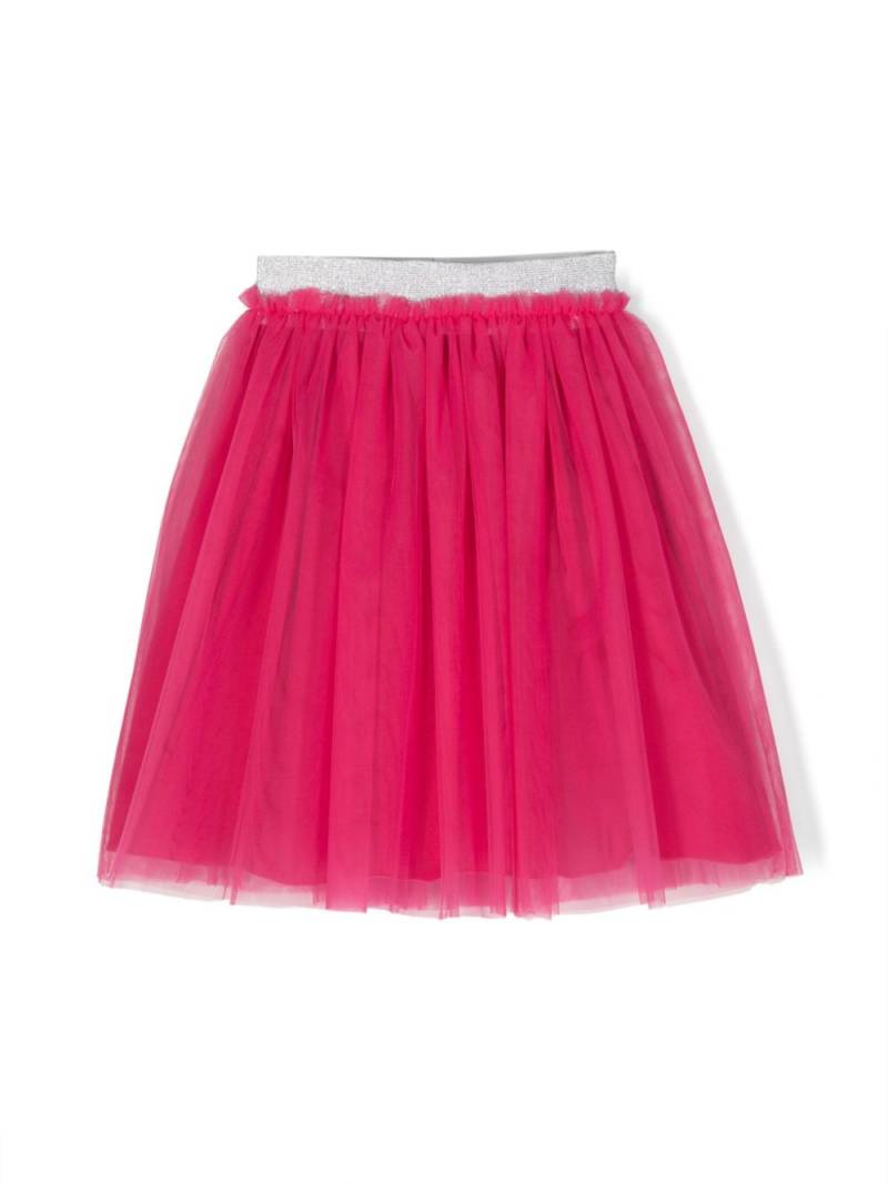 Il Gufo glitter-waistband tulle skirt - Pink von Il Gufo