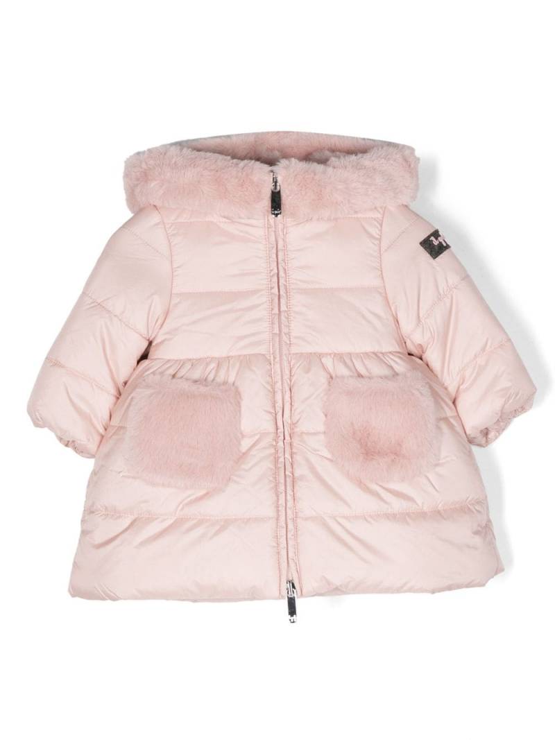 Il Gufo hooded down padded jacket - Pink von Il Gufo