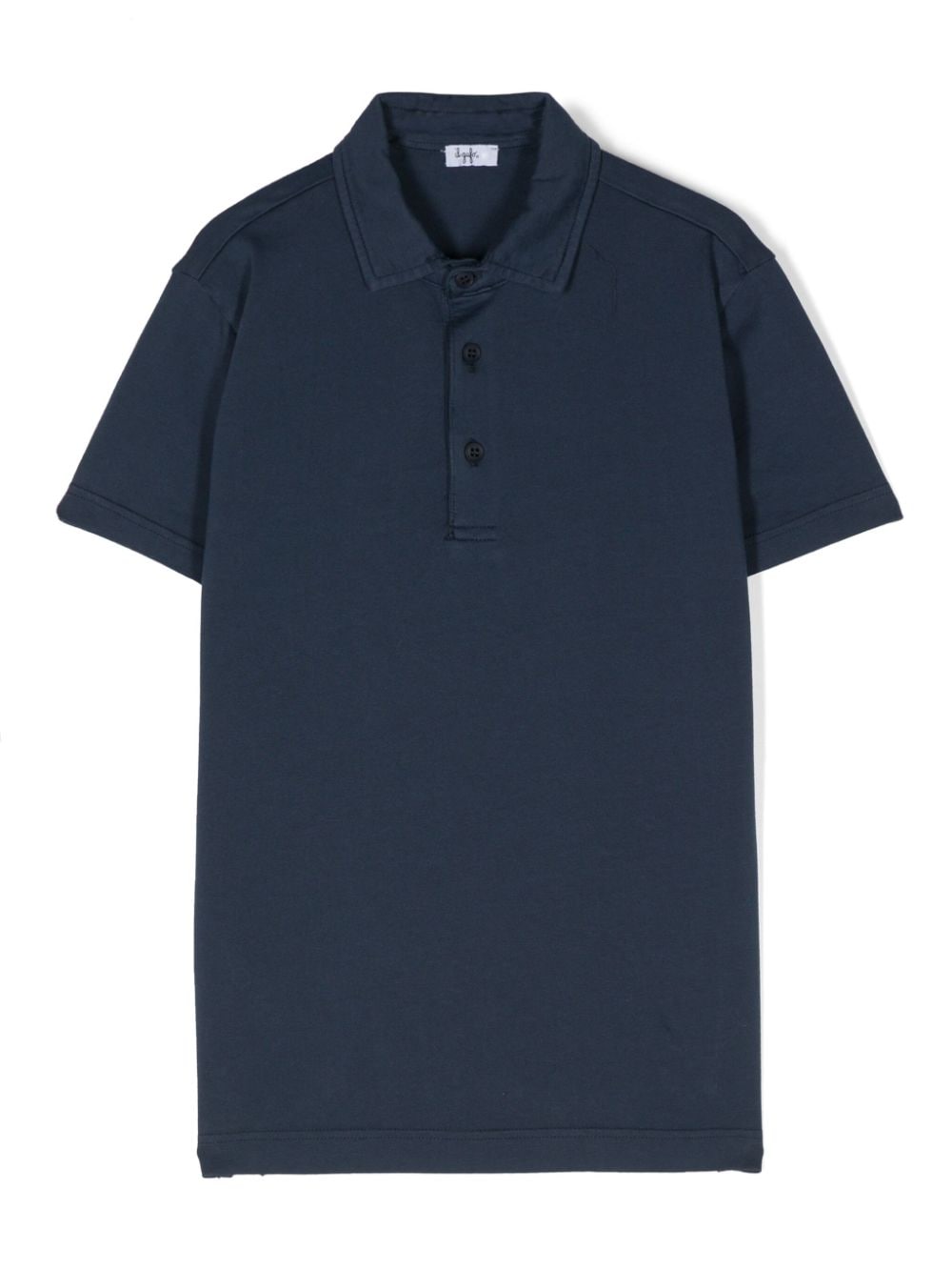 Il Gufo jersey cotton polo shirt - Blue von Il Gufo