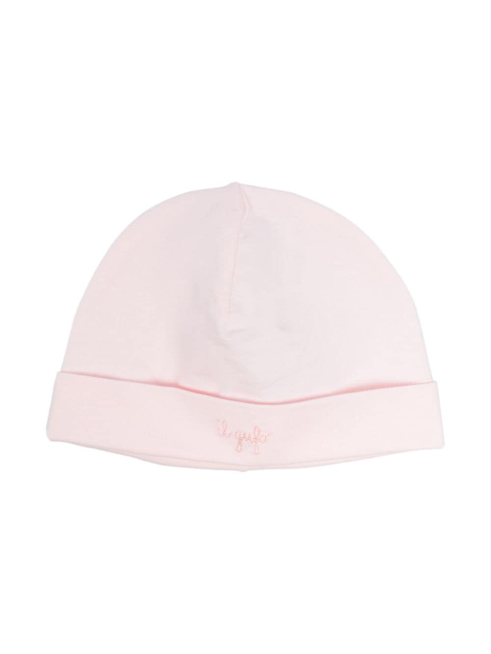 Il Gufo logo-embroidered cotton hat - Pink von Il Gufo