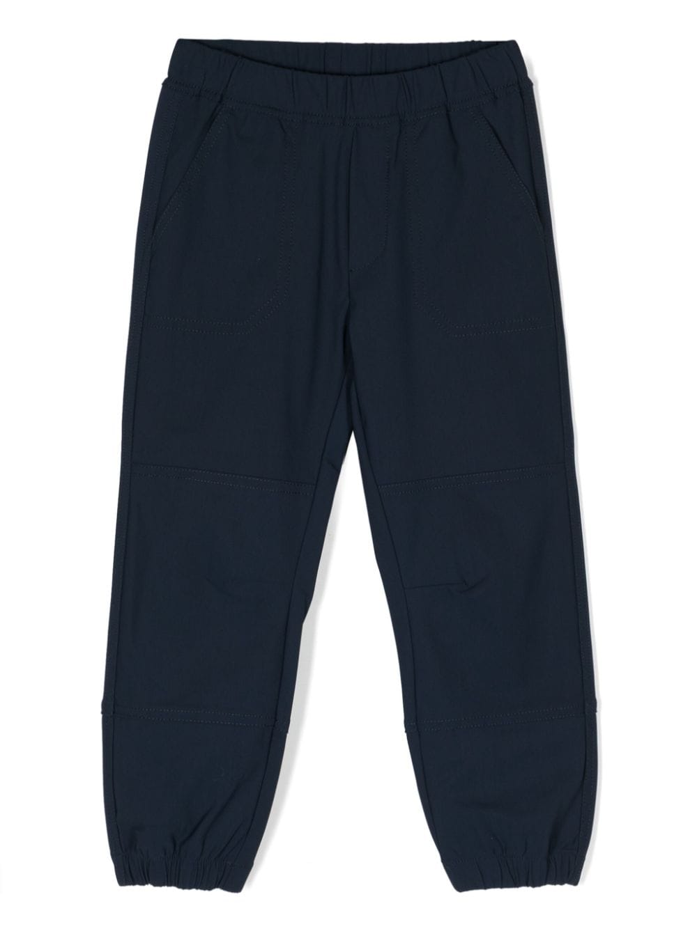 Il Gufo logo-print stretch track pants - Blue von Il Gufo