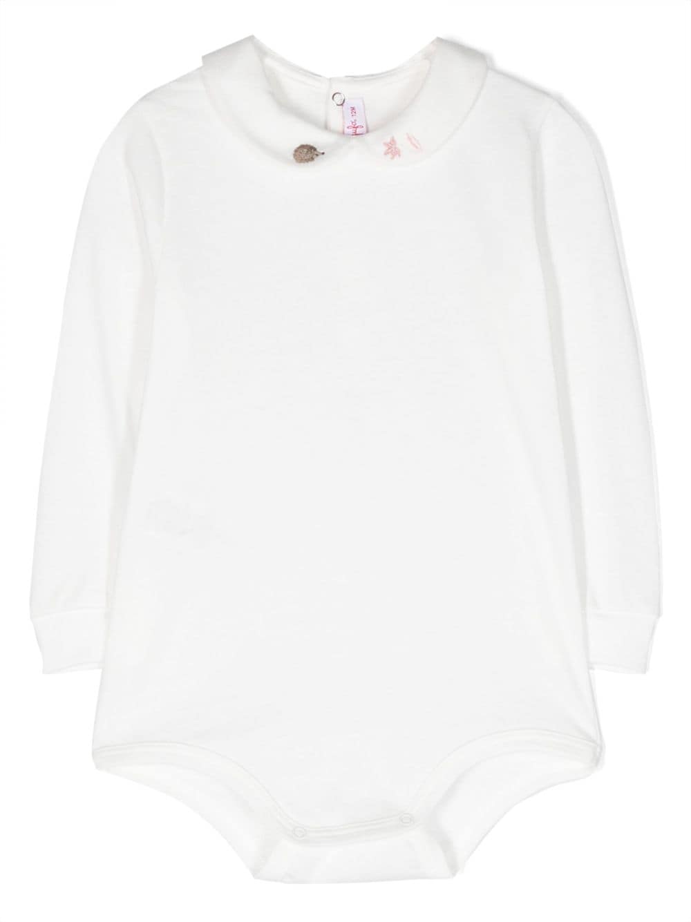 Il Gufo long-sleeve cotton body - White von Il Gufo