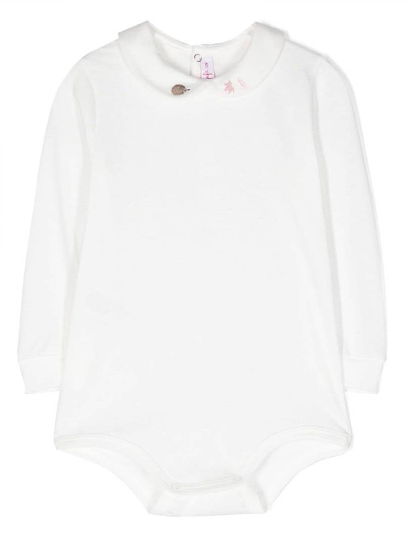 Il Gufo long-sleeve cotton body - White von Il Gufo