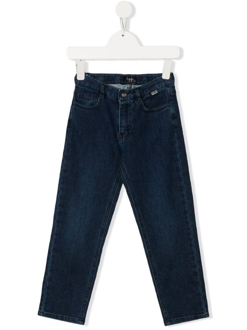 Il Gufo mid-rise straight-leg jeans - Blue von Il Gufo