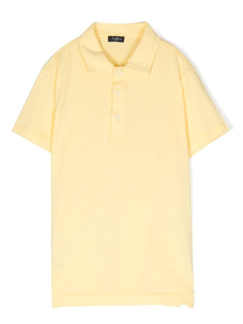 Il Gufo organic cotton polo shirt - Yellow von Il Gufo