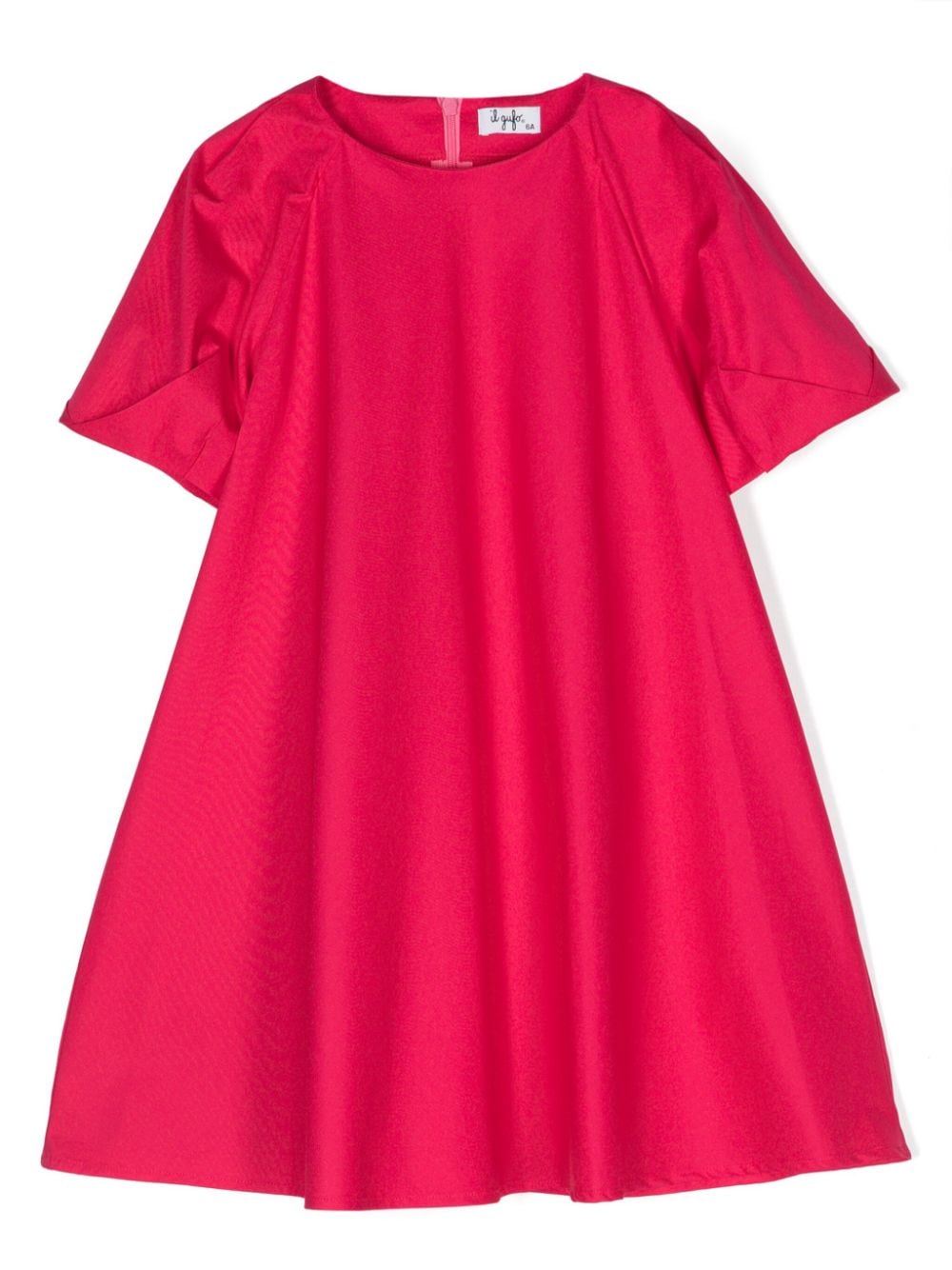 Il Gufo poplin mini dress - Pink von Il Gufo