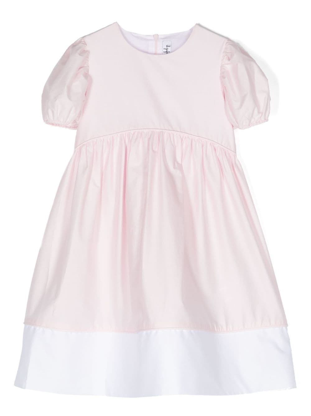 Il Gufo puff-sleeves two-tone dress - Pink von Il Gufo