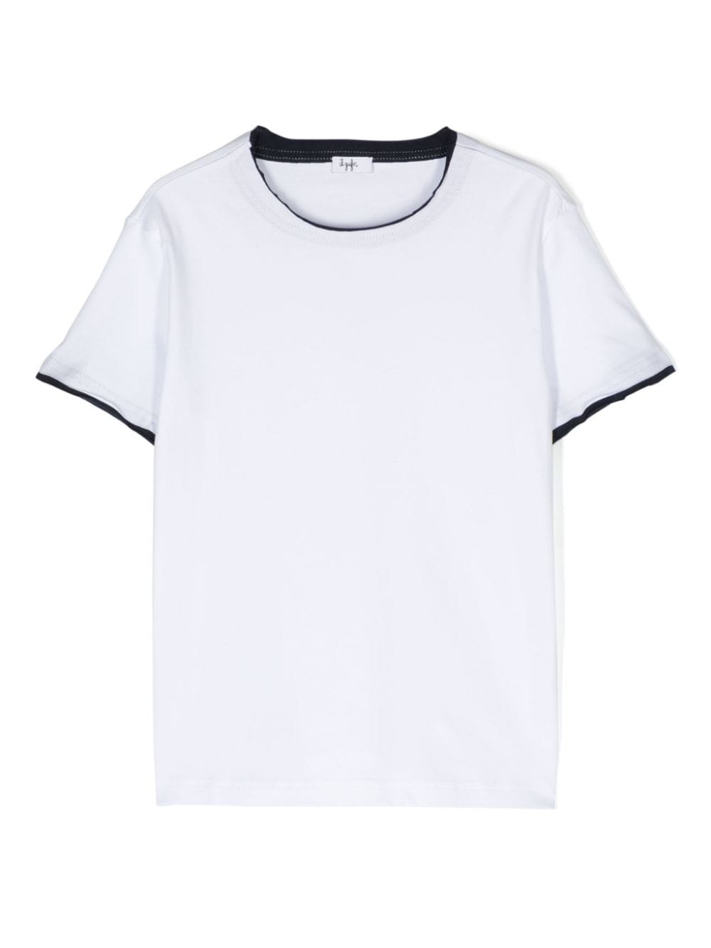 Il Gufo raw-cut cotton T-shirt - White von Il Gufo
