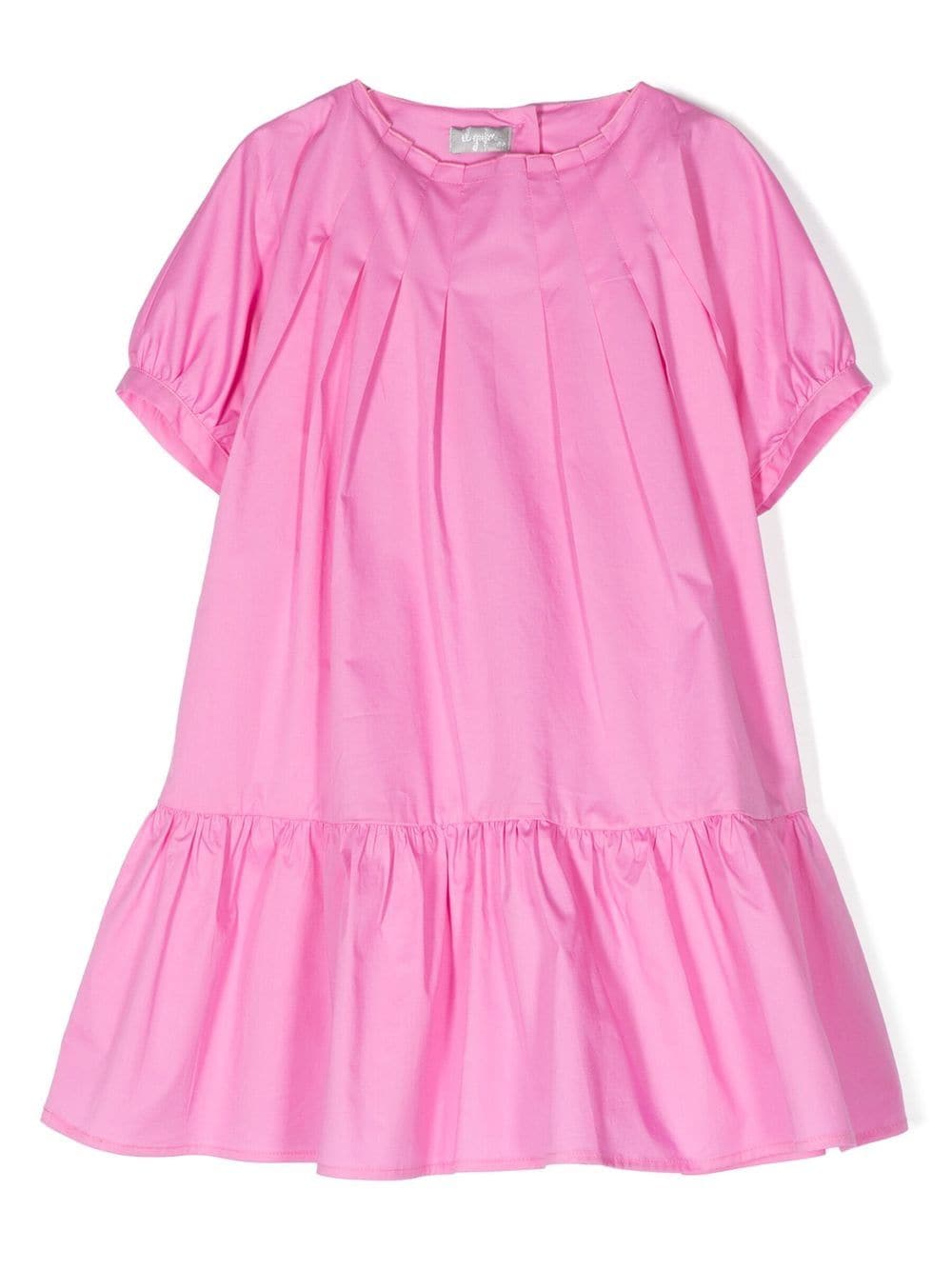 Il Gufo ruched-detail cotton dress - Pink von Il Gufo