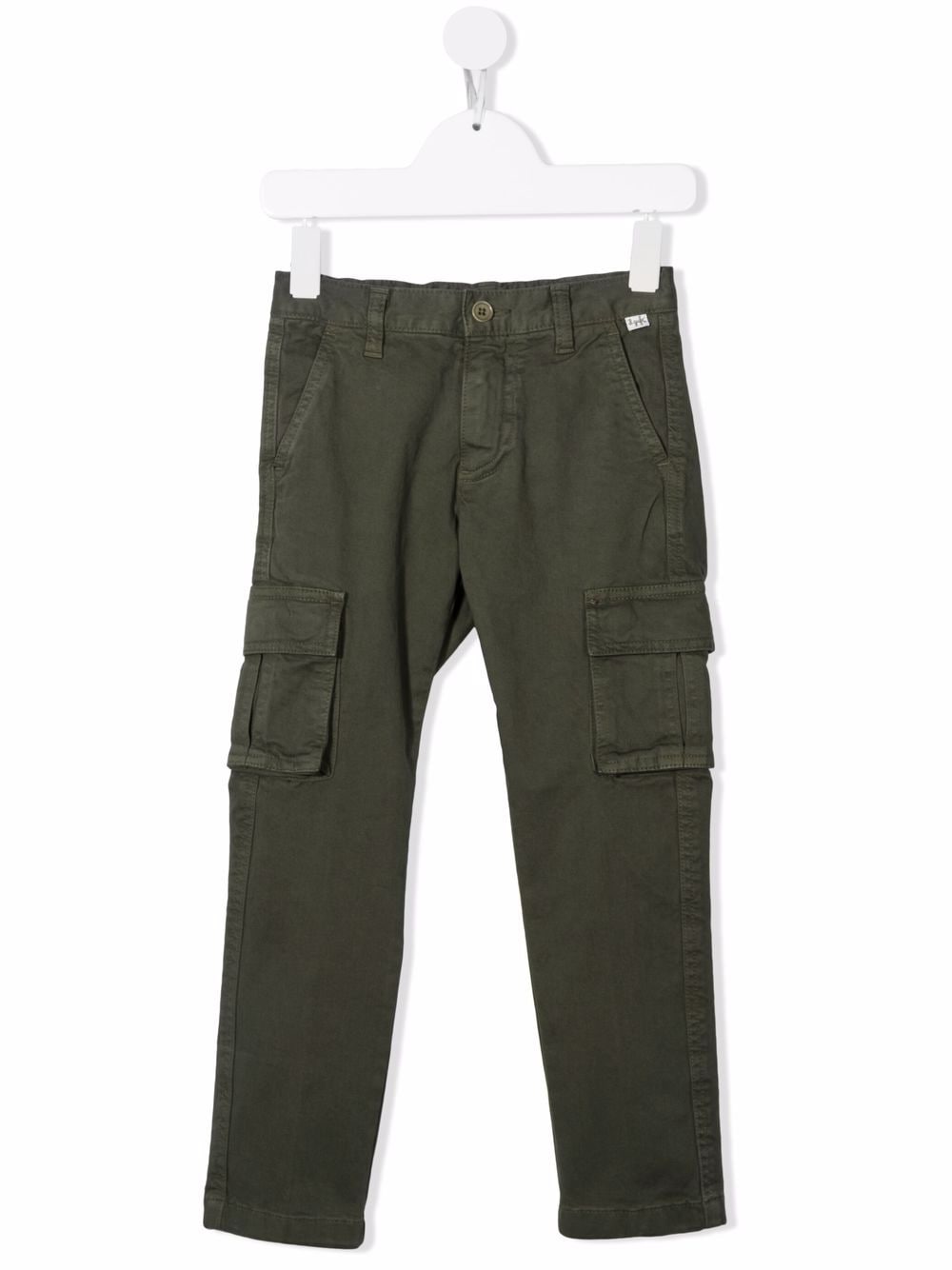 Il Gufo slim-cut cargo trousers - Green von Il Gufo