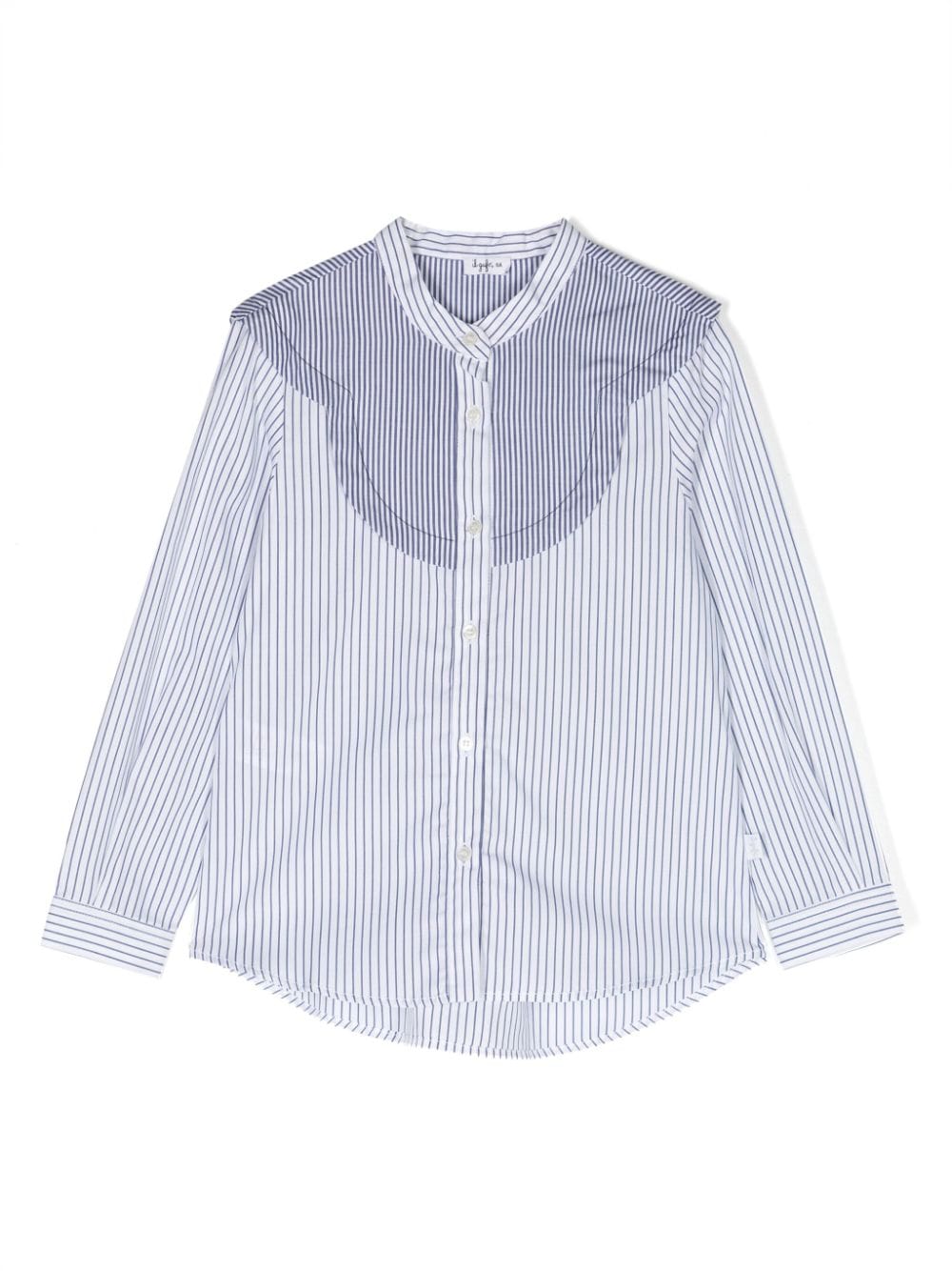 Il Gufo striped cotton shirt - White von Il Gufo