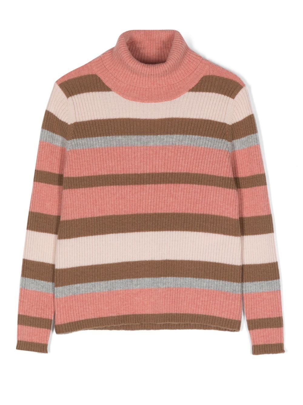 Il Gufo virgin wool striped jumper - Pink von Il Gufo
