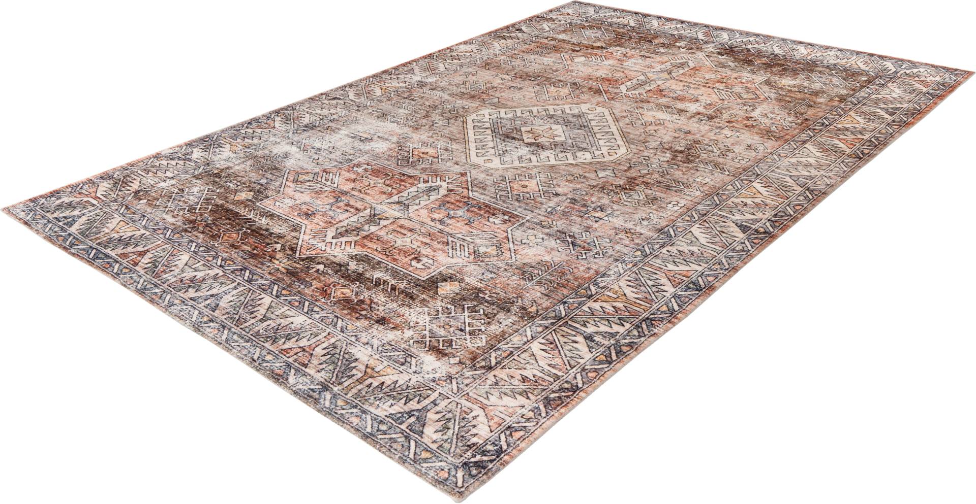 Kayoom Teppich »Ilian 600«, rechteckig, 11 mm Höhe, weicher gedruckter Kurzflor, Vintage Design, Wohnzimmer Kayoom Teppich »Ilian 600«, rechteckig, 11 mm Höhe, weicher gedruckter Kurzflor, Vintage Design, Wohnzimmer von Kayoom