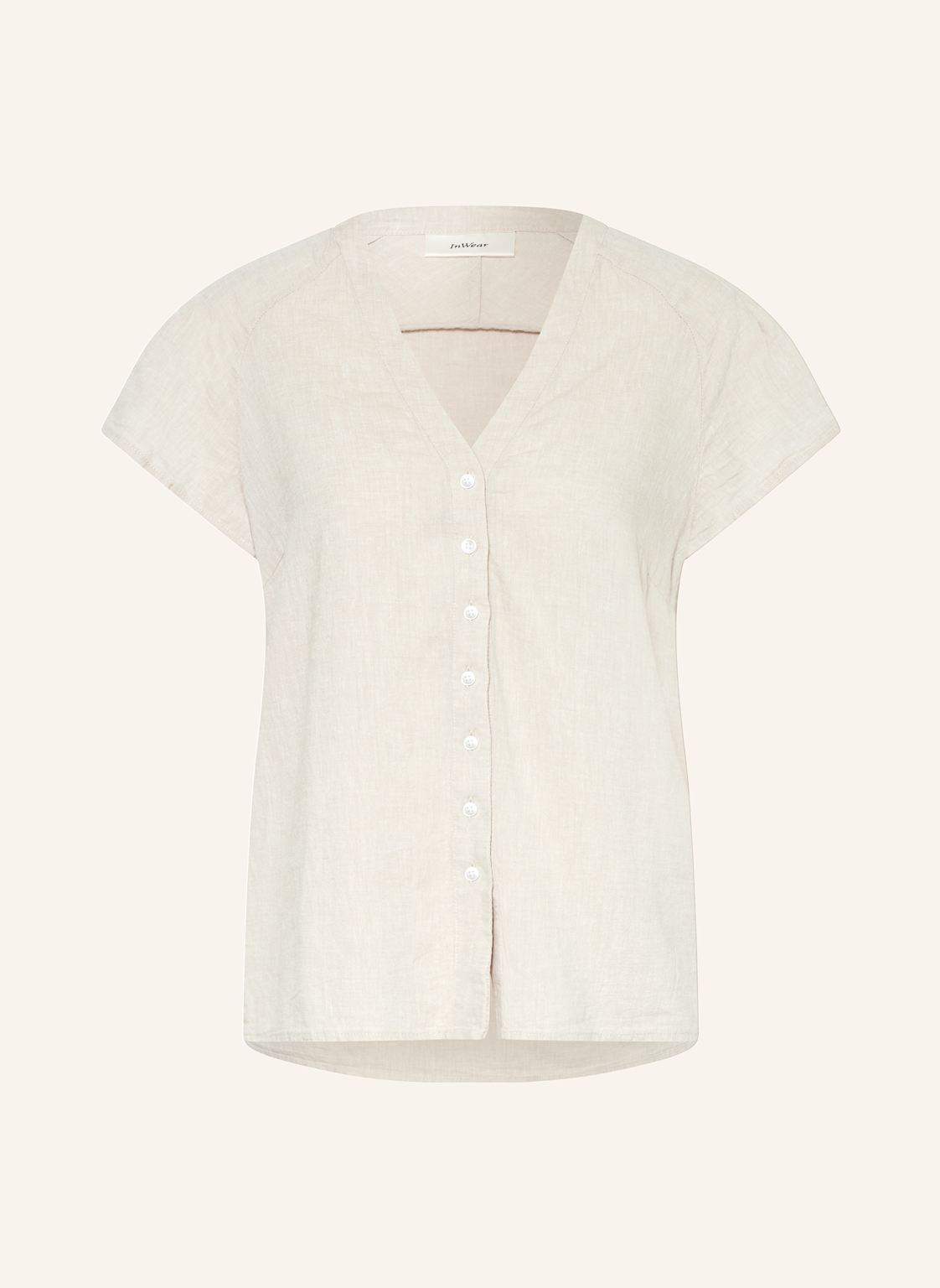 Inwear Bluse Faridaiw Mit Leinen braun von InWear