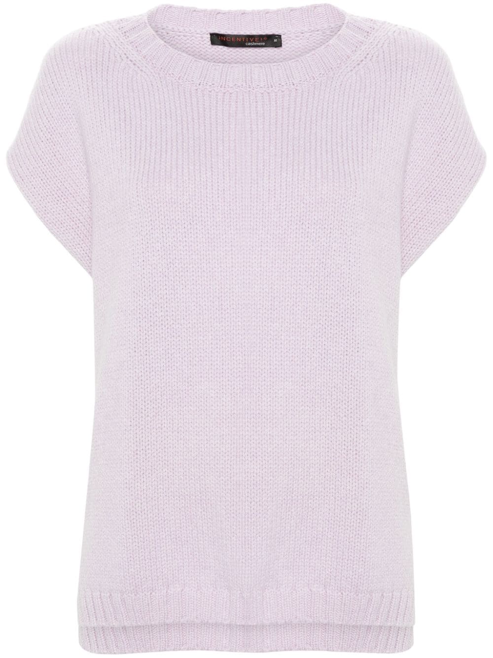 Incentive! Cashmere Artemisa cashmere vest - Purple von Incentive! Cashmere