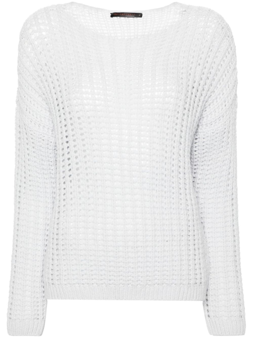 Incentive! Cashmere open-knit cashmere jumper - Blue von Incentive! Cashmere