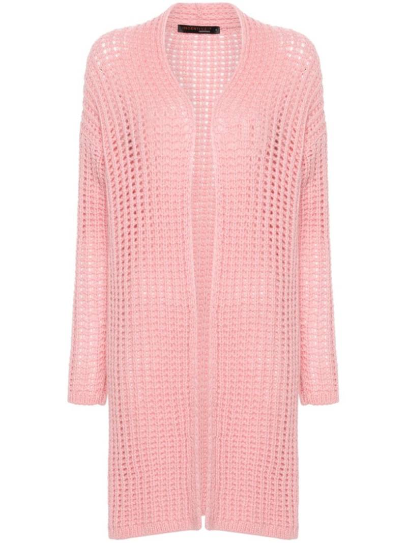 Incentive! Cashmere pointelle-knit cashmere cardi-coat - Pink von Incentive! Cashmere
