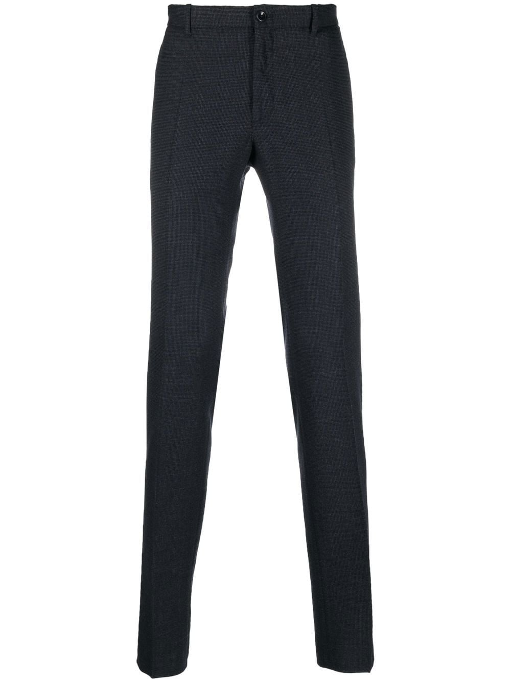 Incotex elasticated-waist straight-leg trousers - Blue von Incotex