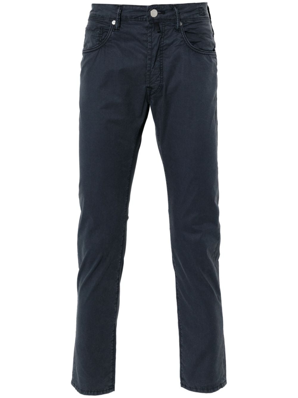 Incotex gabardine skinny trousers - Blue von Incotex