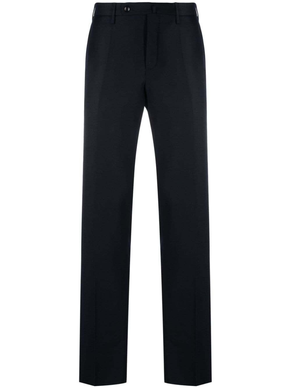 Incotex high-waist virgin-wool tailored trousers - Blue von Incotex