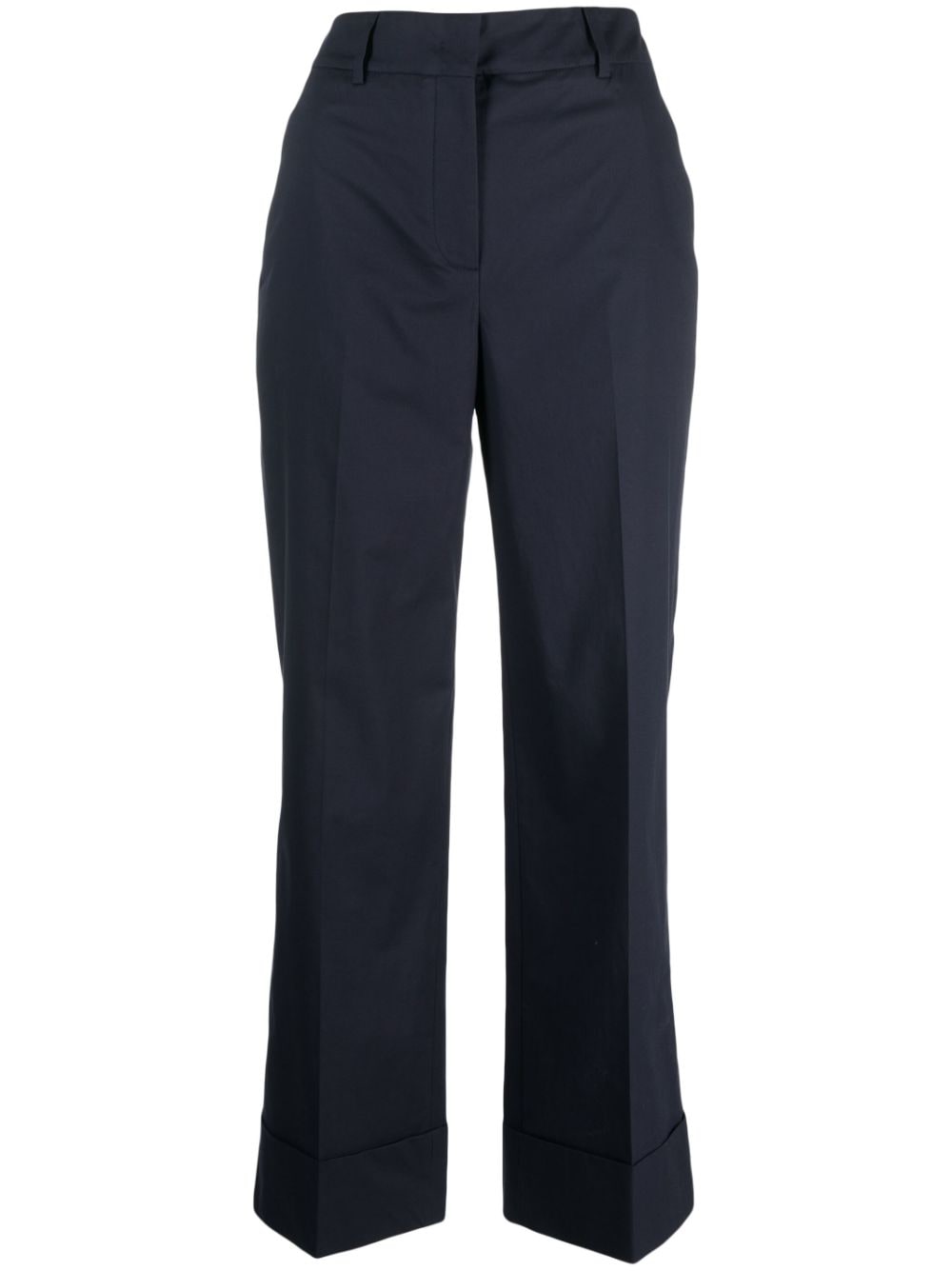 Incotex high-waisted flared trousers - Blue von Incotex