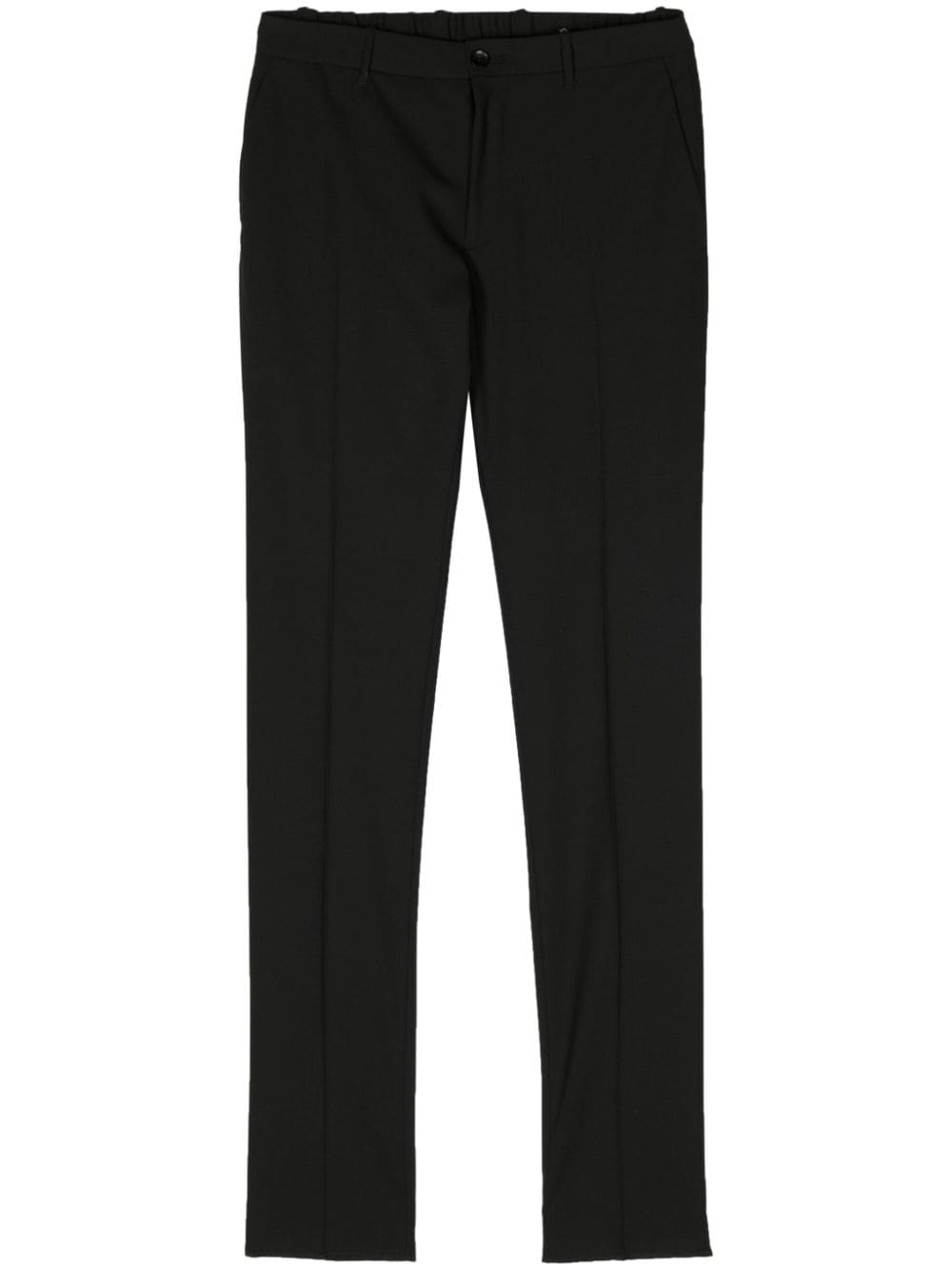 Incotex internal-drawstring tailored trousers - Black von Incotex