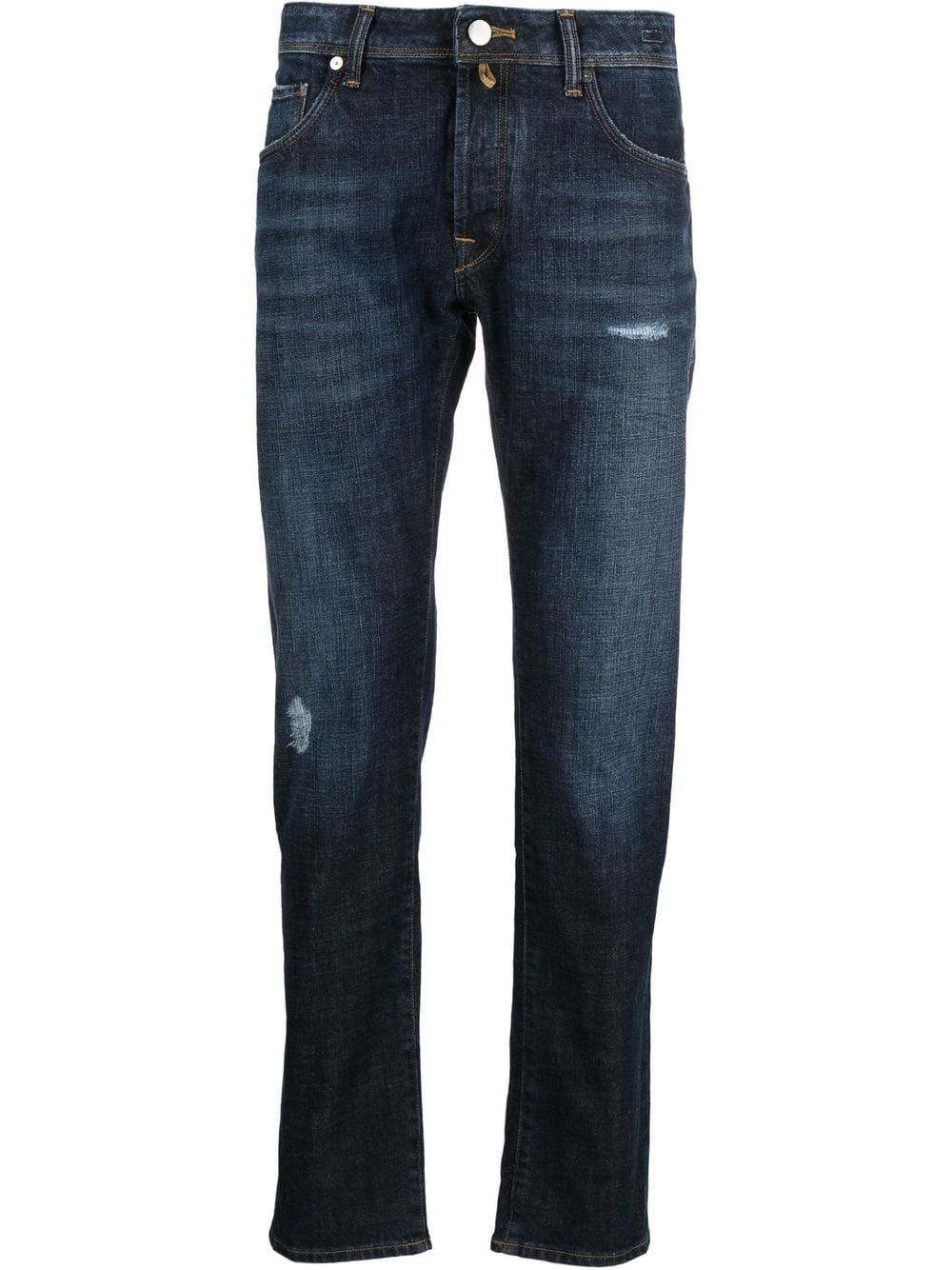 Incotex low-rise straight-leg jeans - Blue von Incotex