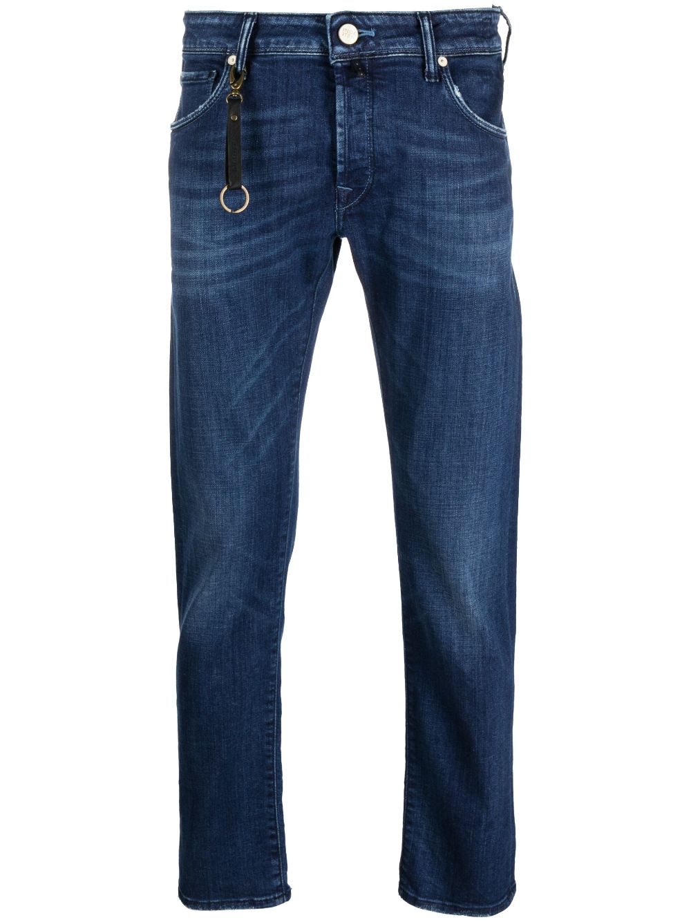 Incotex low-rise straight-leg jeans - Blue von Incotex