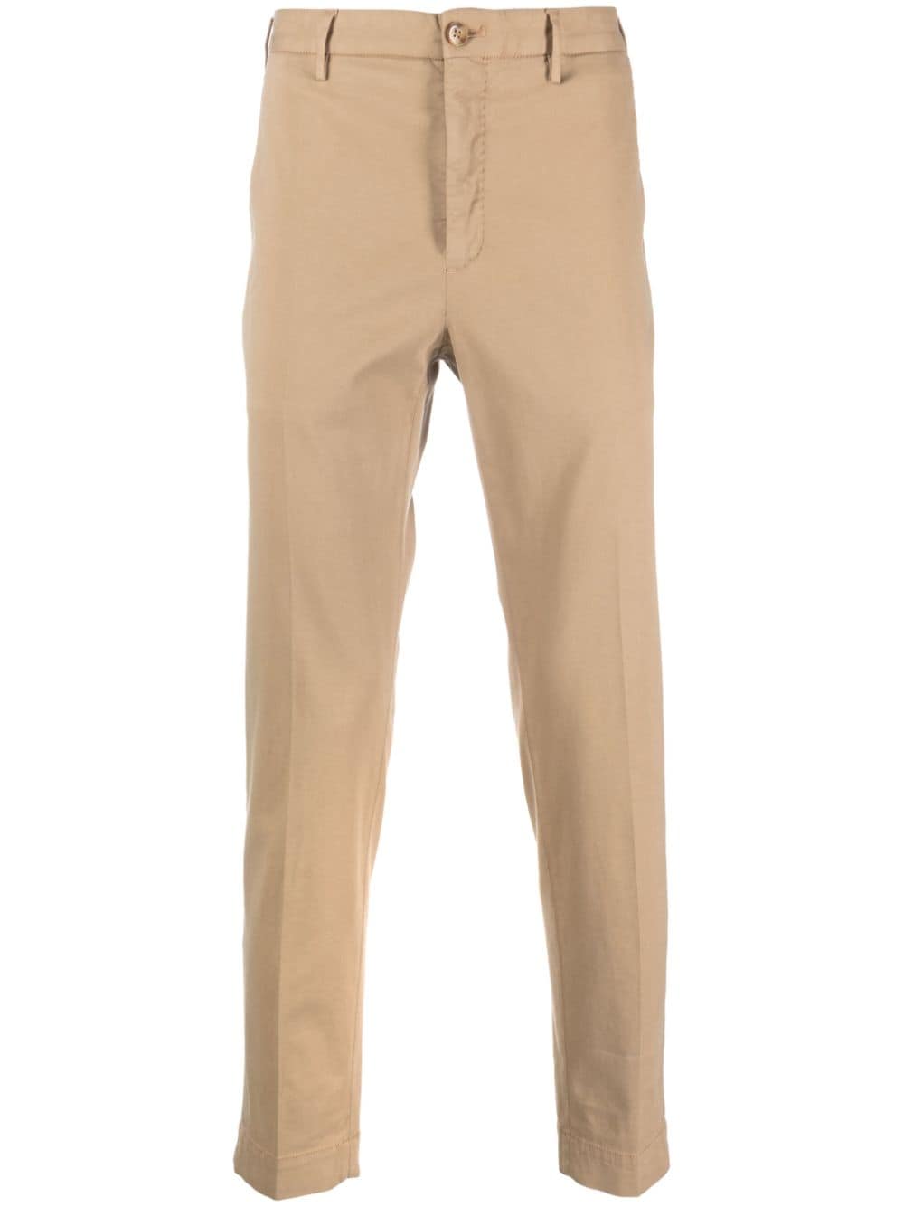 Incotex low-rise straight-leg trousers - Neutrals von Incotex