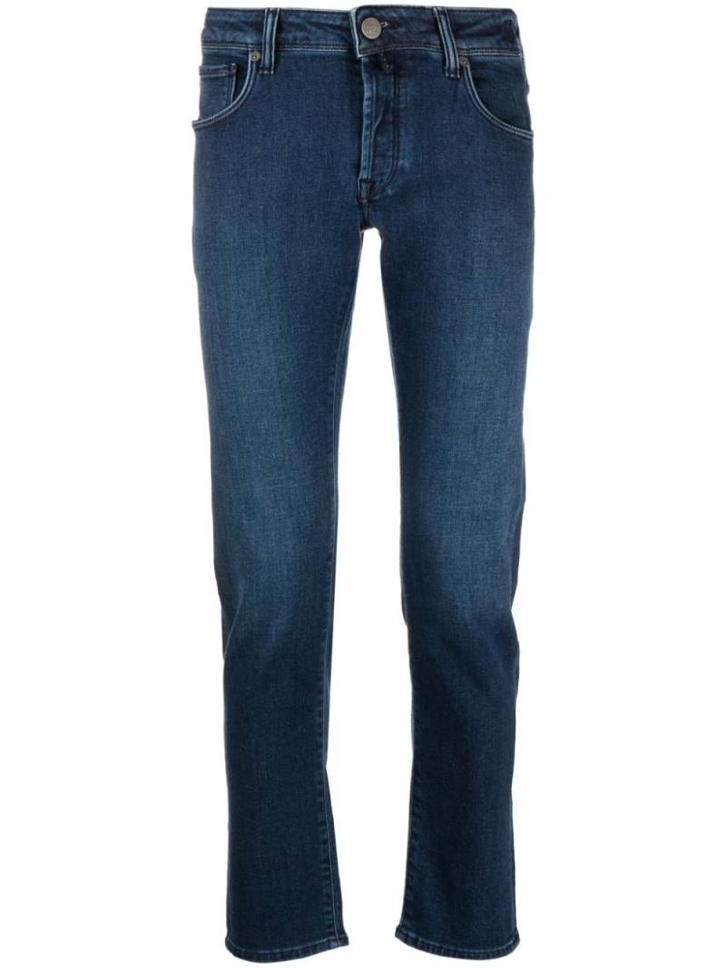 Incotex low-rise stretch-cotton jeans - Blue von Incotex