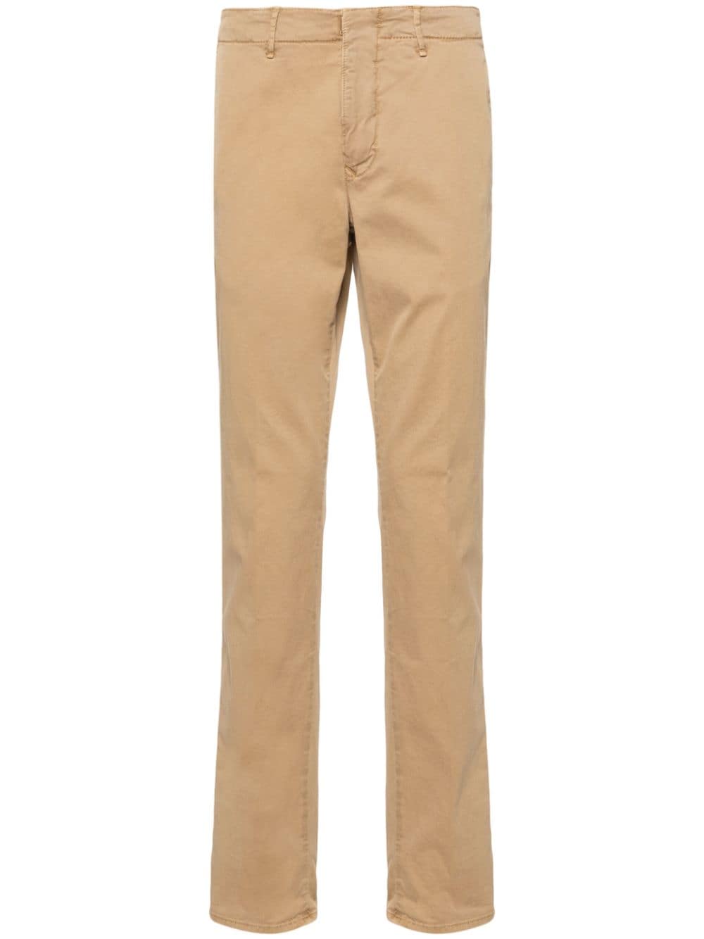 Incotex low-rise stretch-cotton straight-leg chinos - Neutrals von Incotex