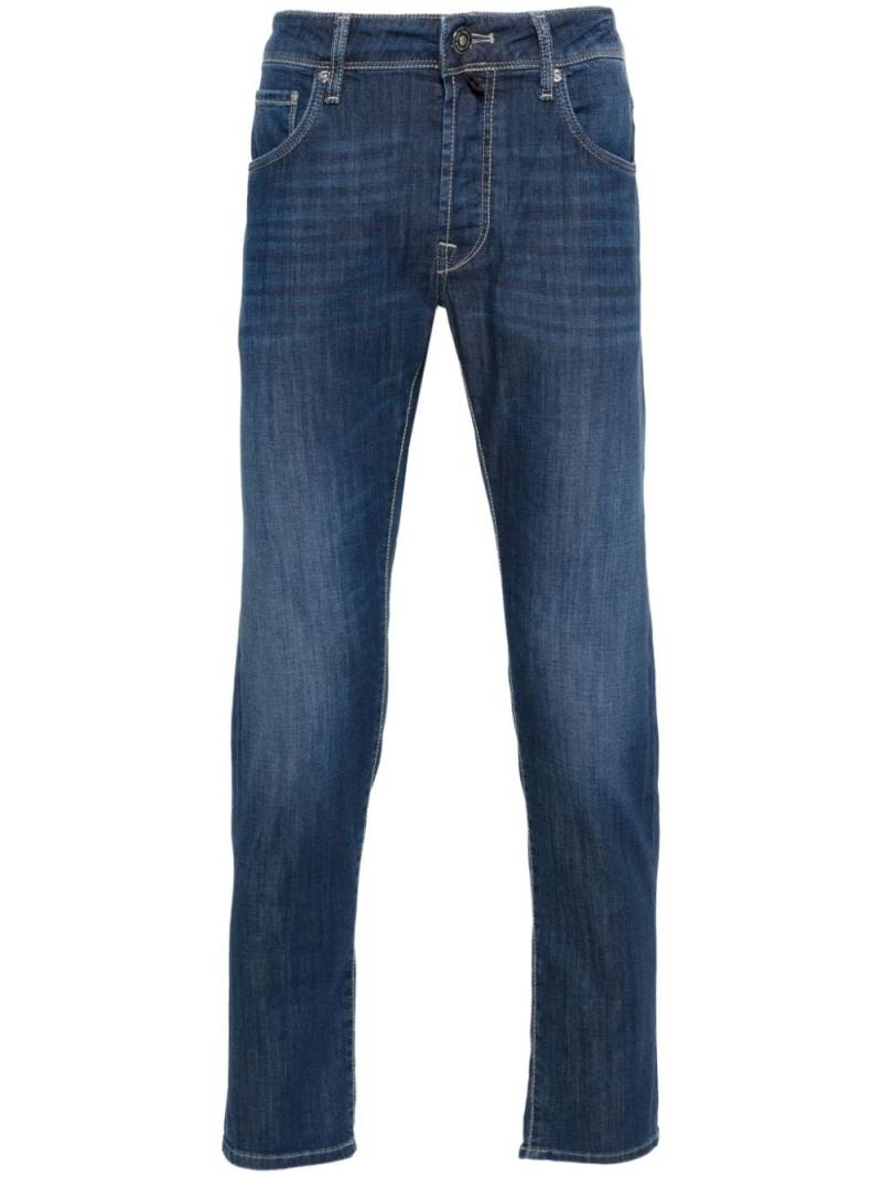 Incotex low-rise tapered jeans - Blue von Incotex